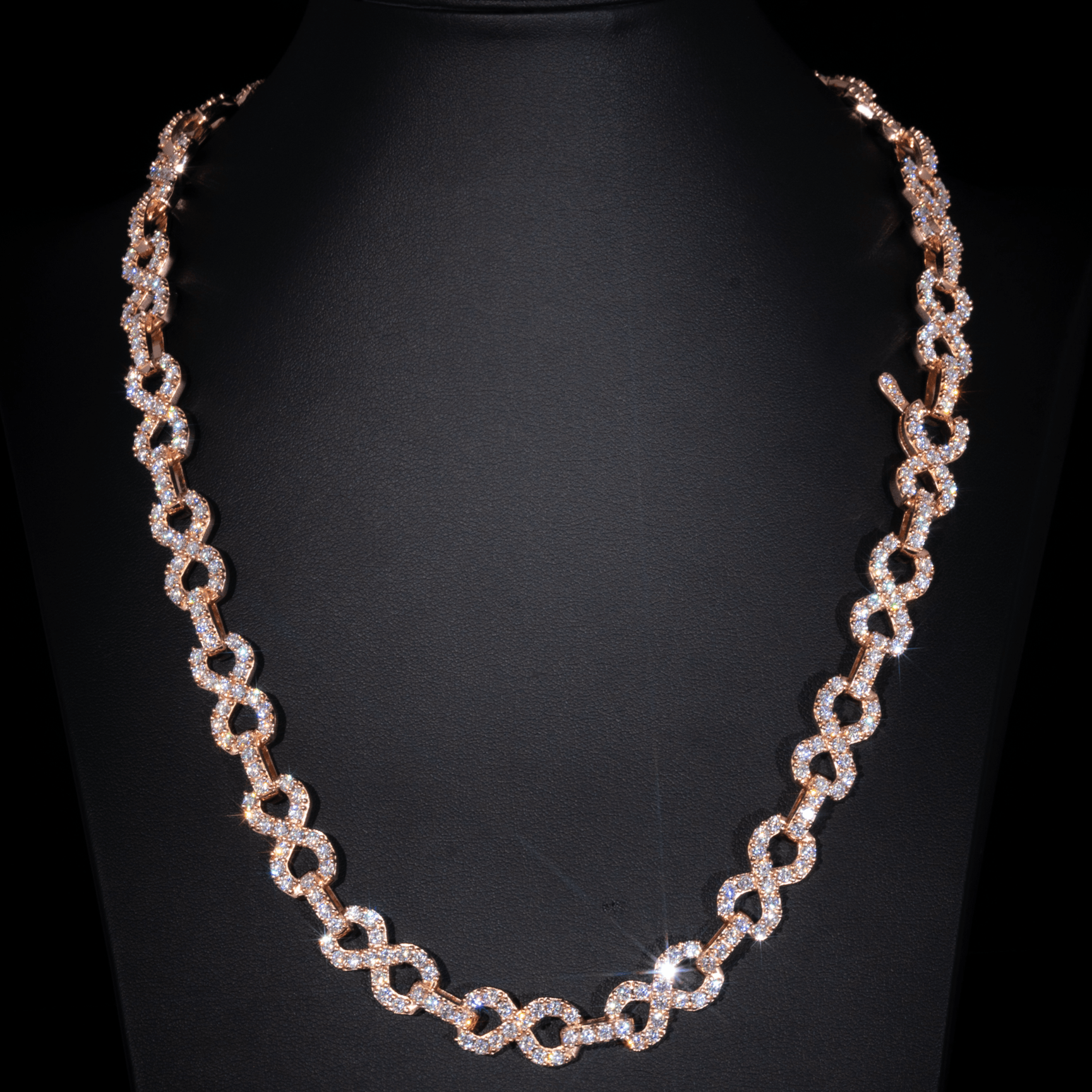 Chaîne Infinity Link – Or Rose