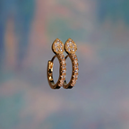 Boucle d'oreille Entrelacé