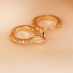 Boucle d'oreille Entrelacé