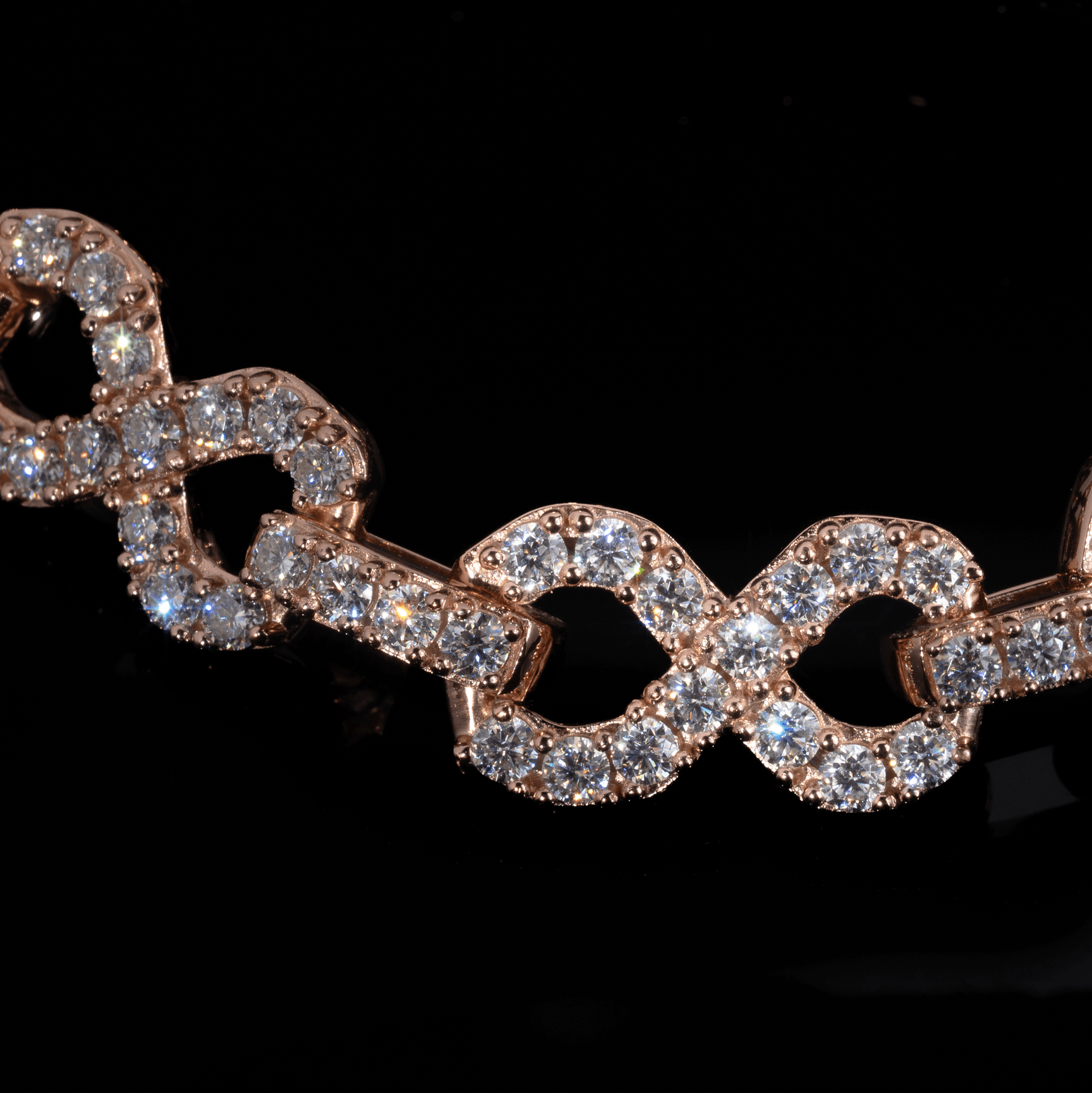 Chaîne Infinity Link – Or Rose