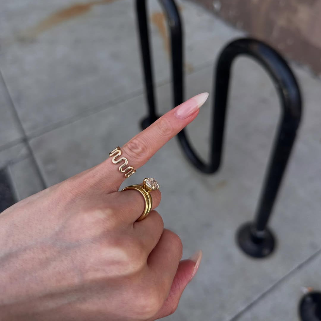 Bague Ondulation Organique