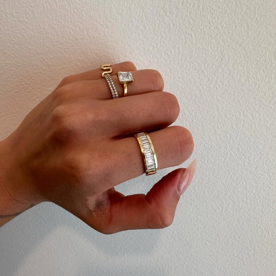 Bague Éclat Rectiligne