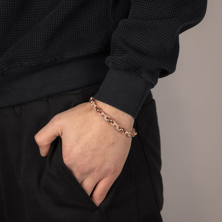 Bracelet Brodé – Rose