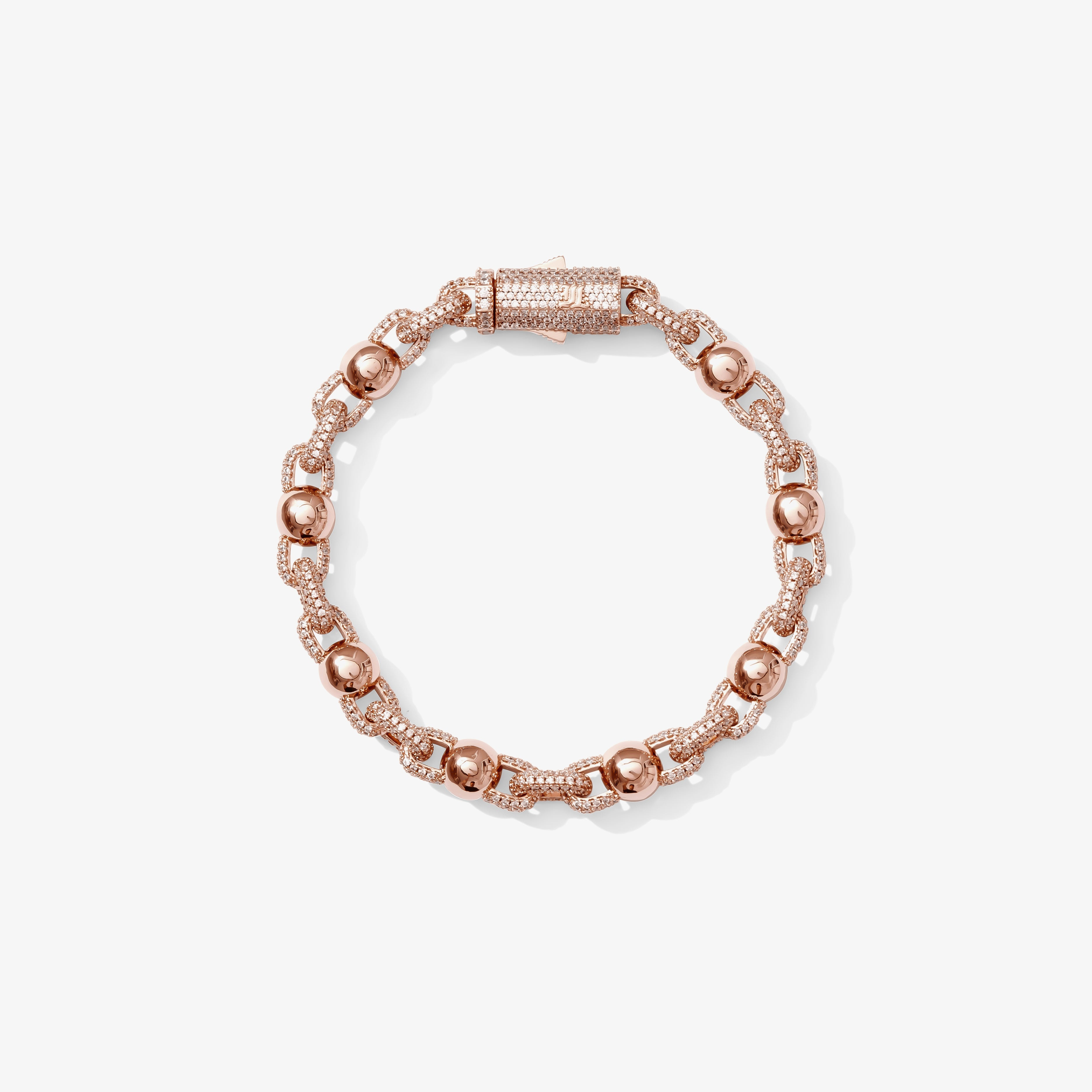 Bracelet Brodé – Rose
