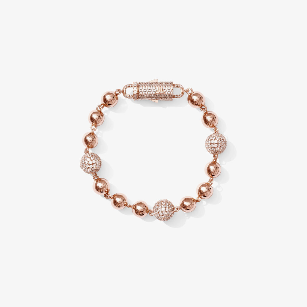Bracelet Billes - Rose